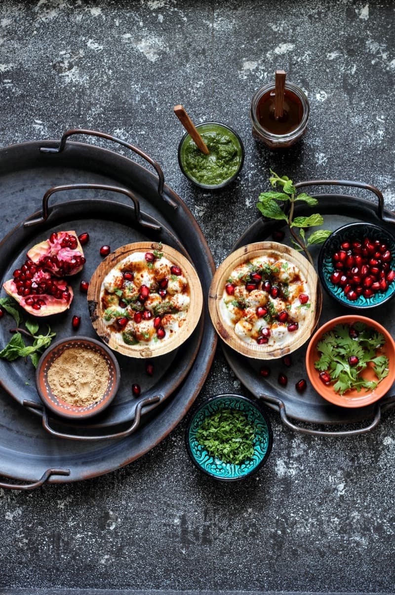 Makhana Papdi Chaat